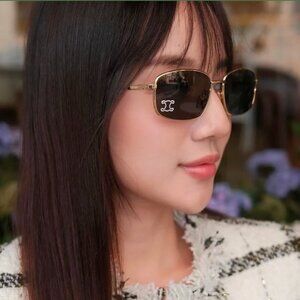 Celine y2k Gold Frame Sunglass